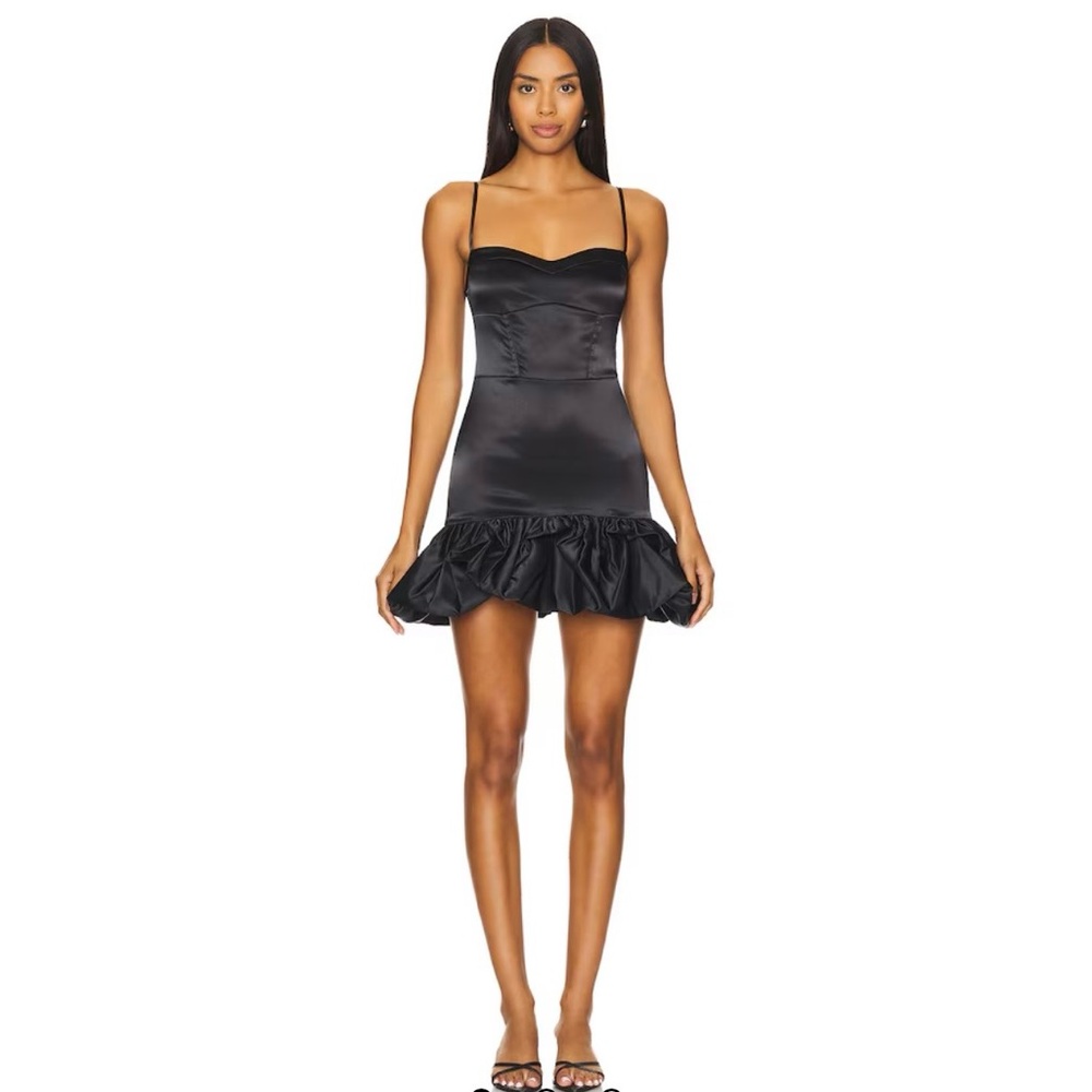 SADIE MINI DRESS IN BLACK
MORE TO COME Satin Cocktail Dress